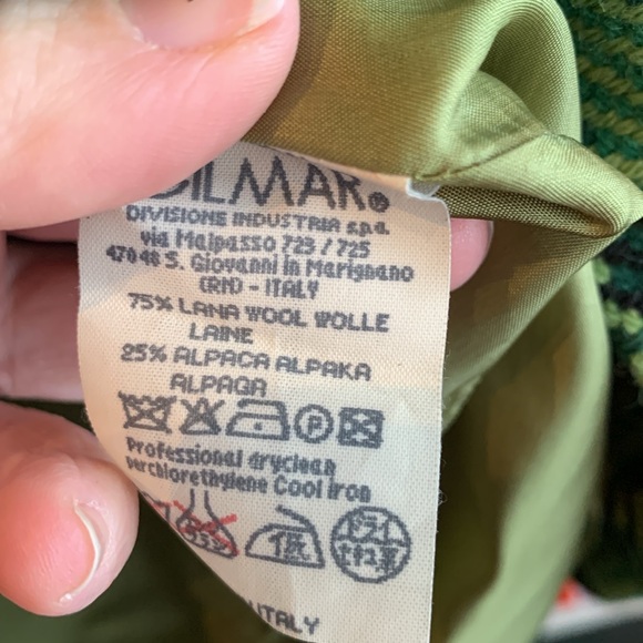 Vintage Plaid Green Skirt - Picture 5 of 5